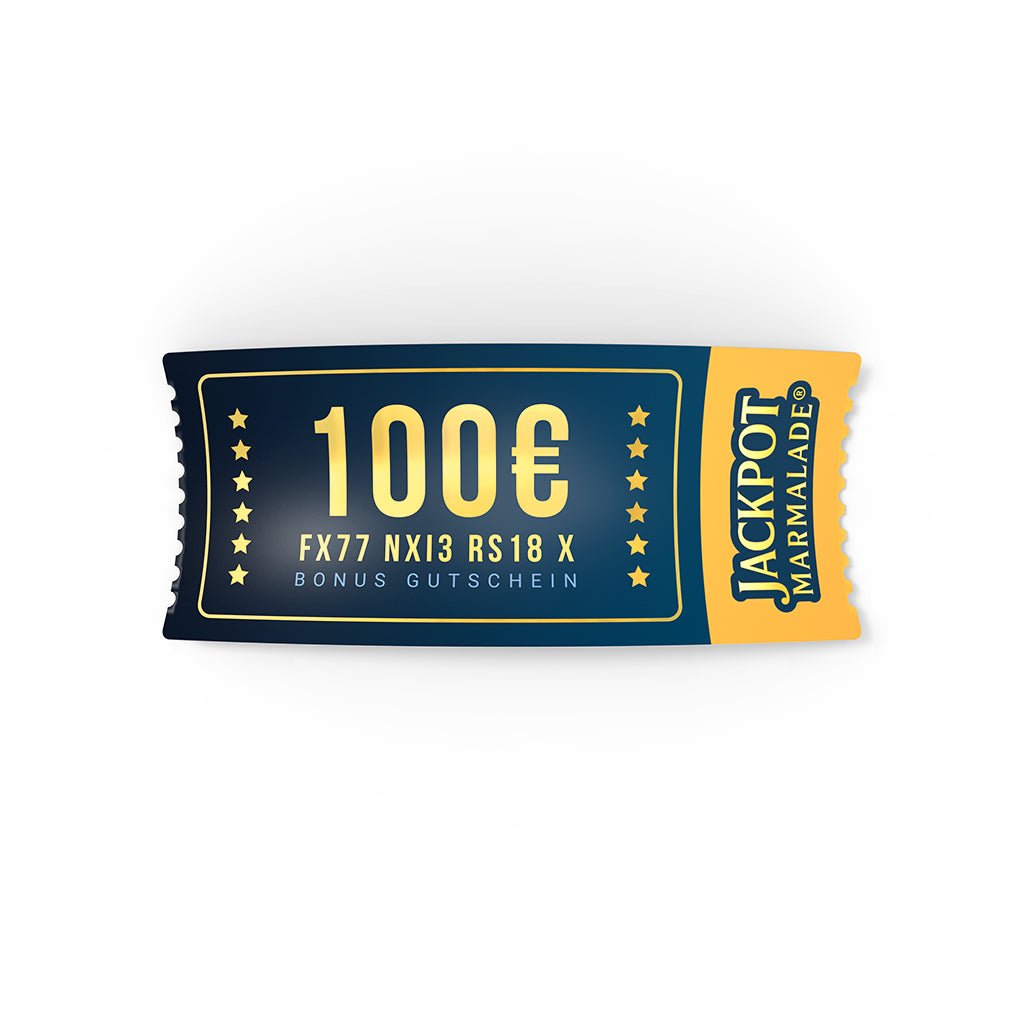 Jackpot Marmalade® - Bonus Gutschein - Jackpot Marmalade