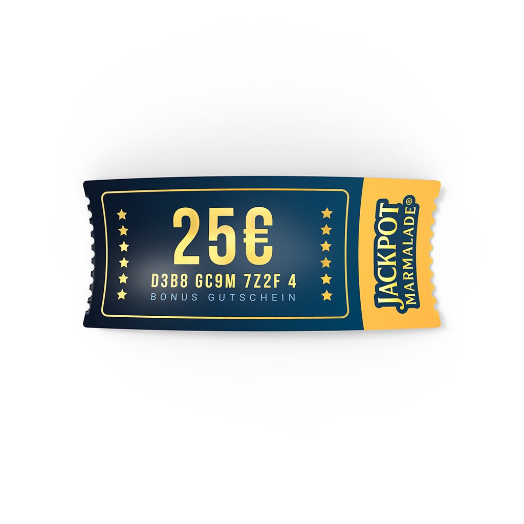 Jackpot Marmalade® - Bonus Gutschein - Jackpot Marmalade